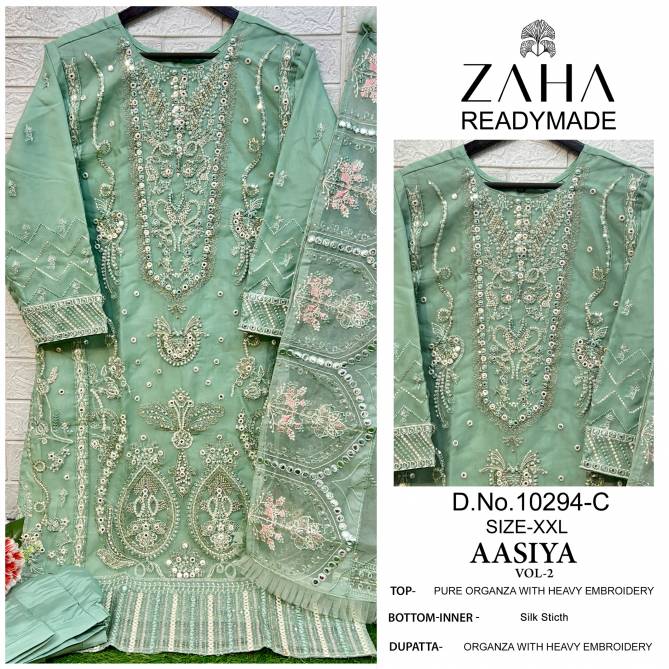 Aasiya Vol 2 By Zaha Pakistani Readymade Suits Wholesale Market in Surat
